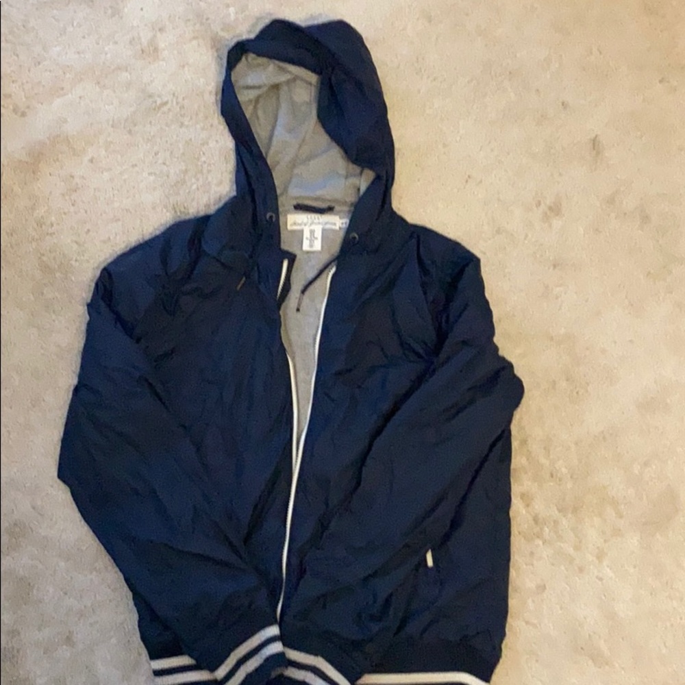 H&M Navy Blue Zip Hoodie